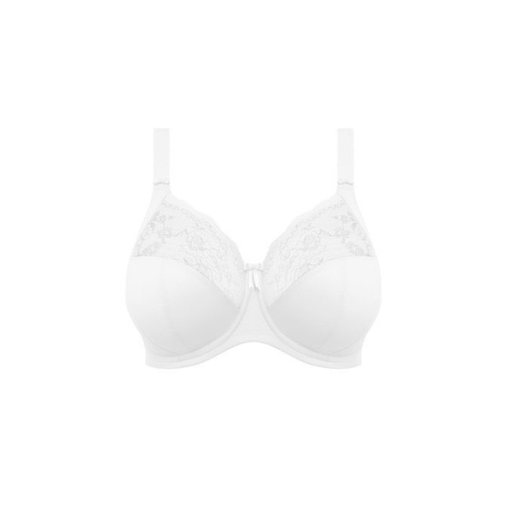Elomi Morgan Underwire Bra White EL4111WHE Lace Full Coverage 34O US 34K UK